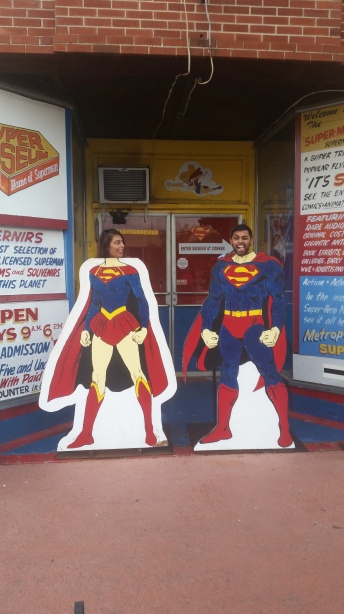 At the Superman Museum in Metropolis, IL
